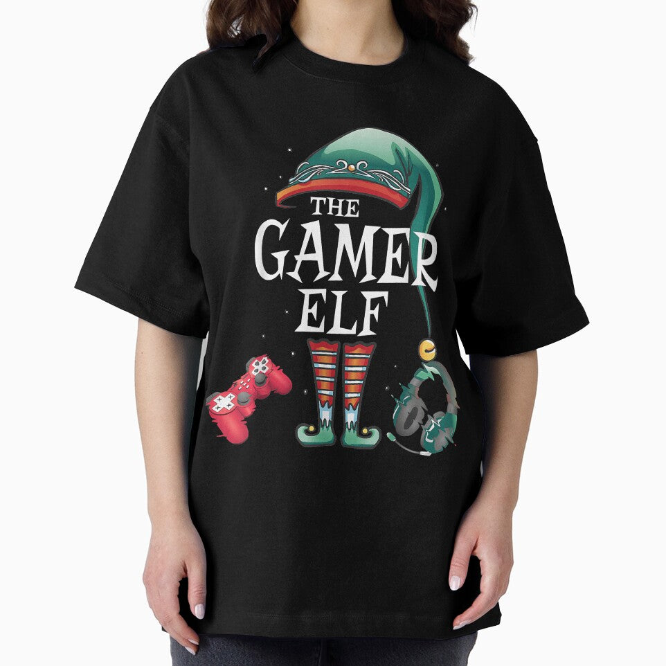 Gamer Elf Family Matching Christmas Group Funny Pajama by JacalynVick