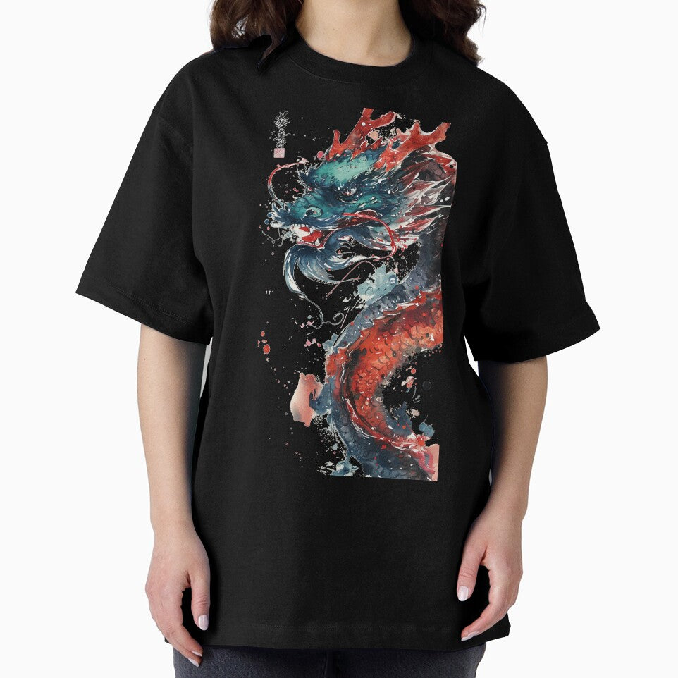 The Mystic Blue Dragon by geekAIfasion