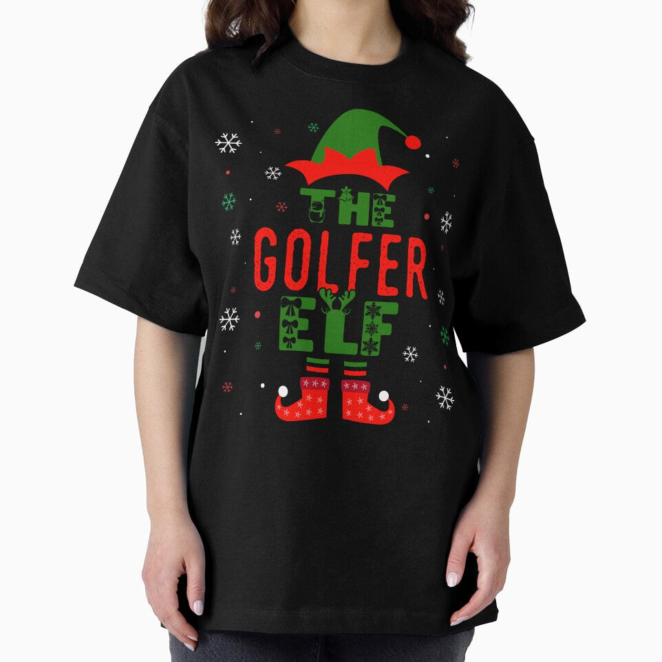 Family Christmas Matching Squad Outfit Elf Funny Golfer by artworkbyrihen