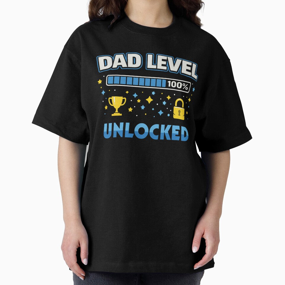 Dad Level Unlocked by Rocamisetas