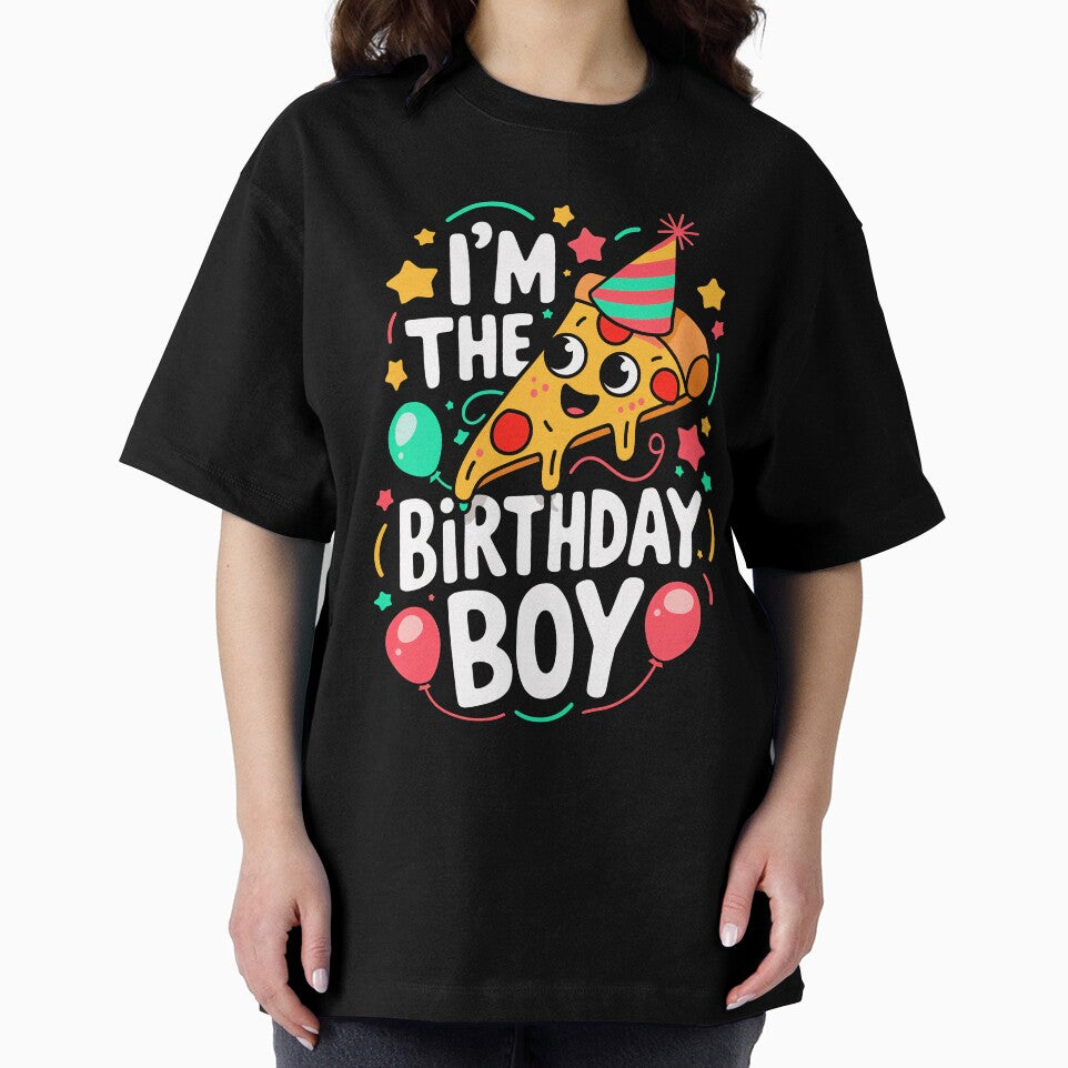 Funny Pizza Birthday Boy Bday Boys Girls Kids by rafaeltto