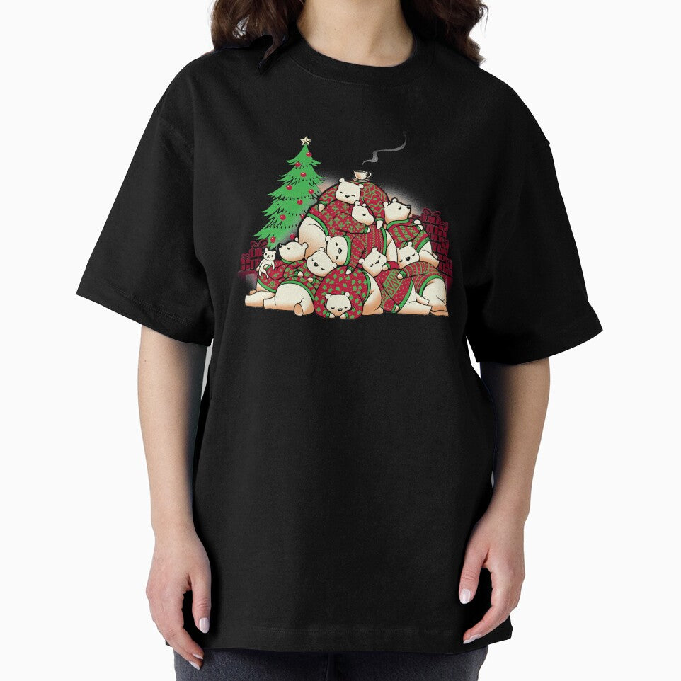 Good Night Xmas Bear Black Ugly Sweater by Tobe Fonseca by Tobe Fonseca®