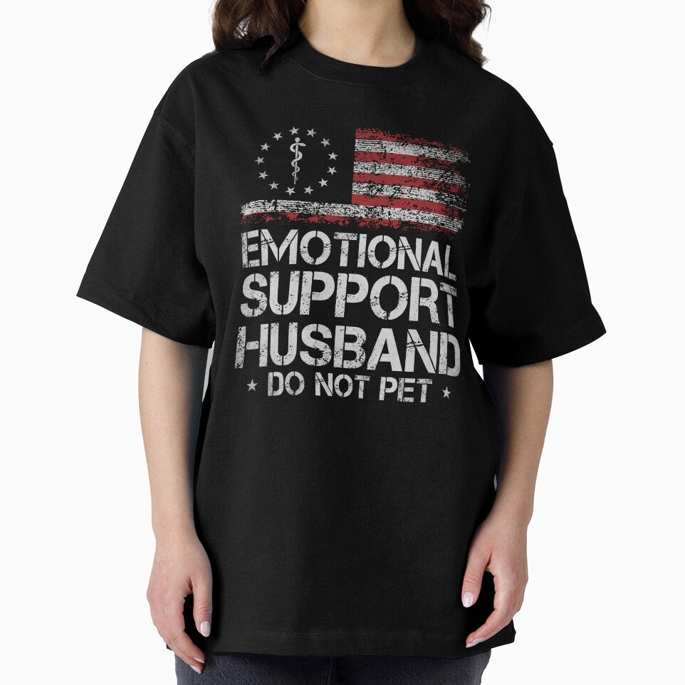 Emotional Support Husband Do Not Pet Vintage by charoen-design