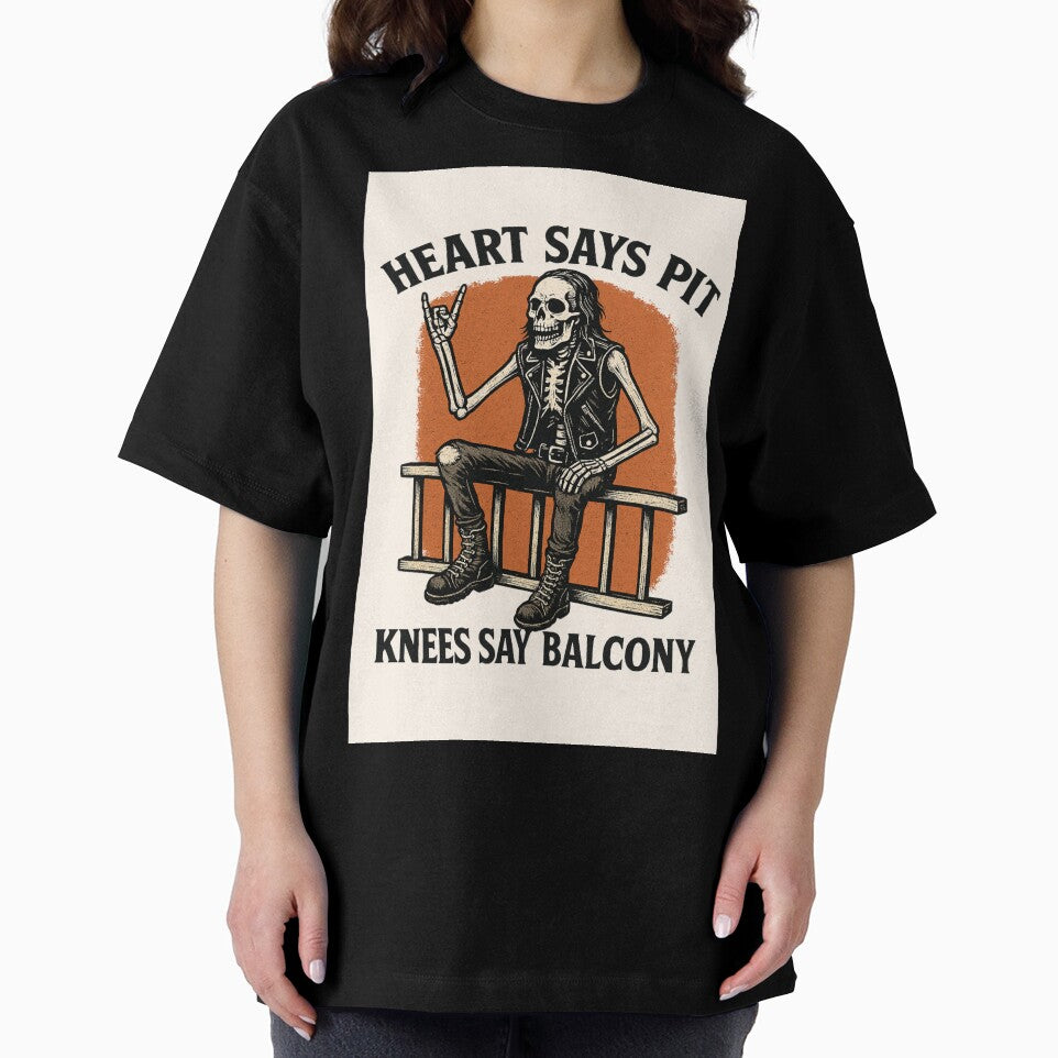 Heart Says Pit Knees Say Balcony by JI-PIXEL-PLACE