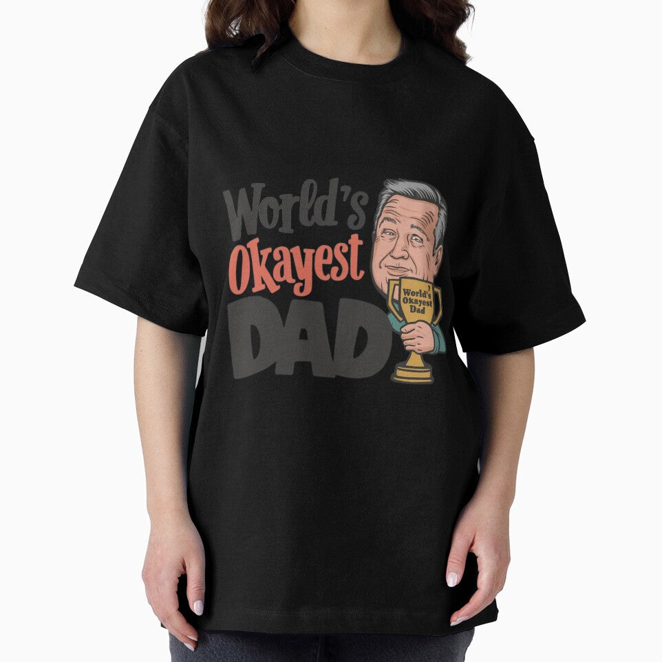 World's Okayest Dad Funny Design by ArtByYunus