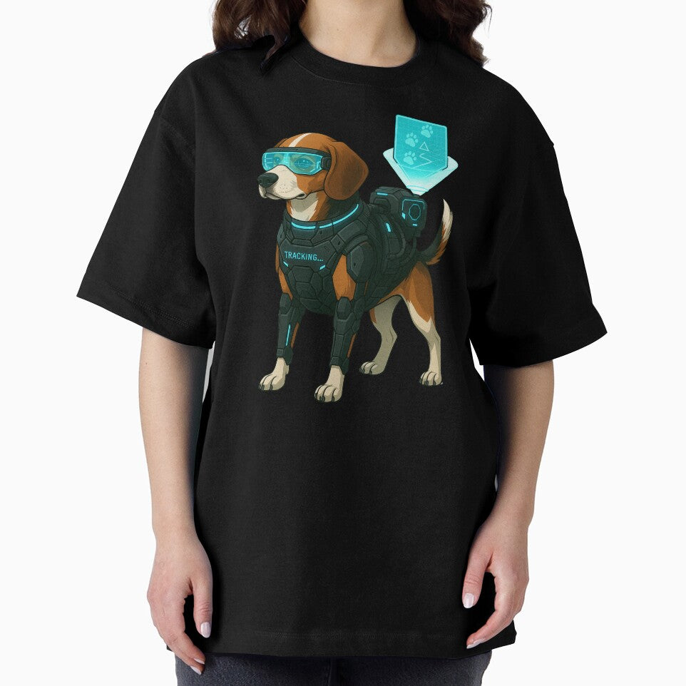 Cyberpunk Tracking Dog - Beagle by Patternicity