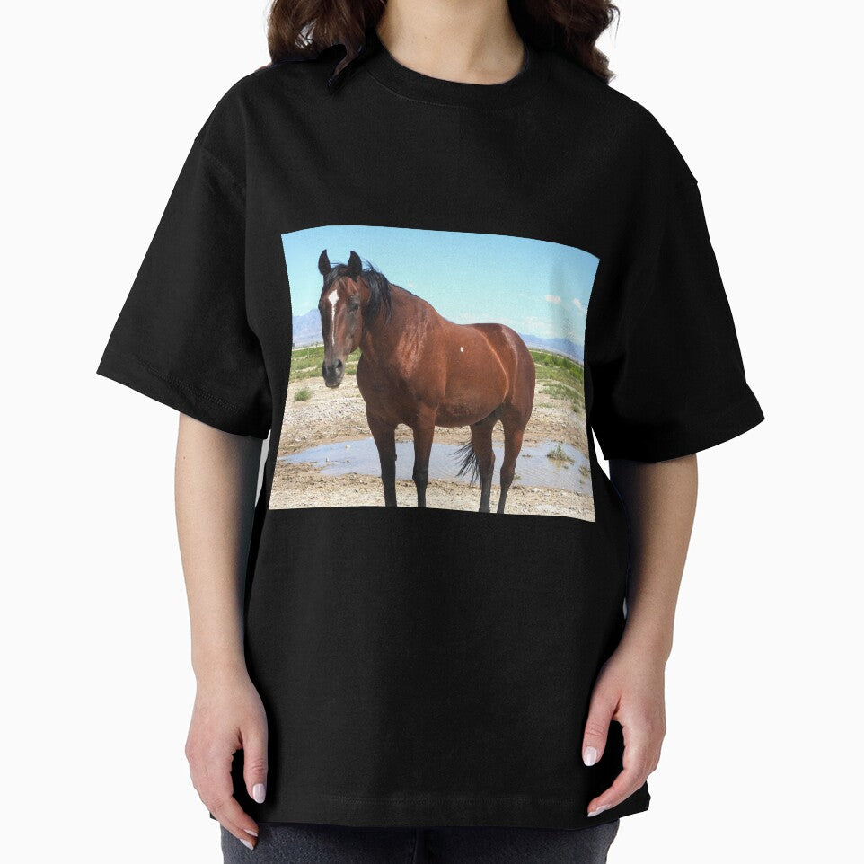 red horse red mustang by Stephanie  Skeem