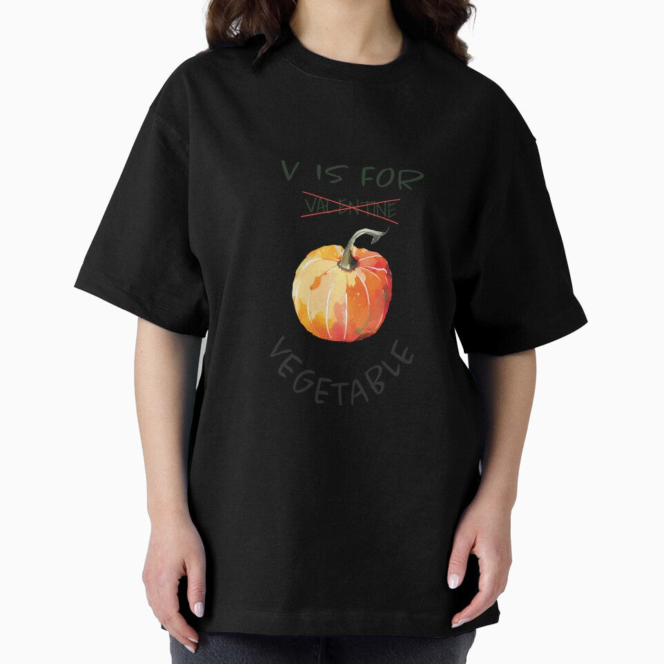 V Is For Vegetable | Happy Valentine | Valentine's Day | Vegetable Love | Healthy Valentine | Pumpkin by ArtPowTech