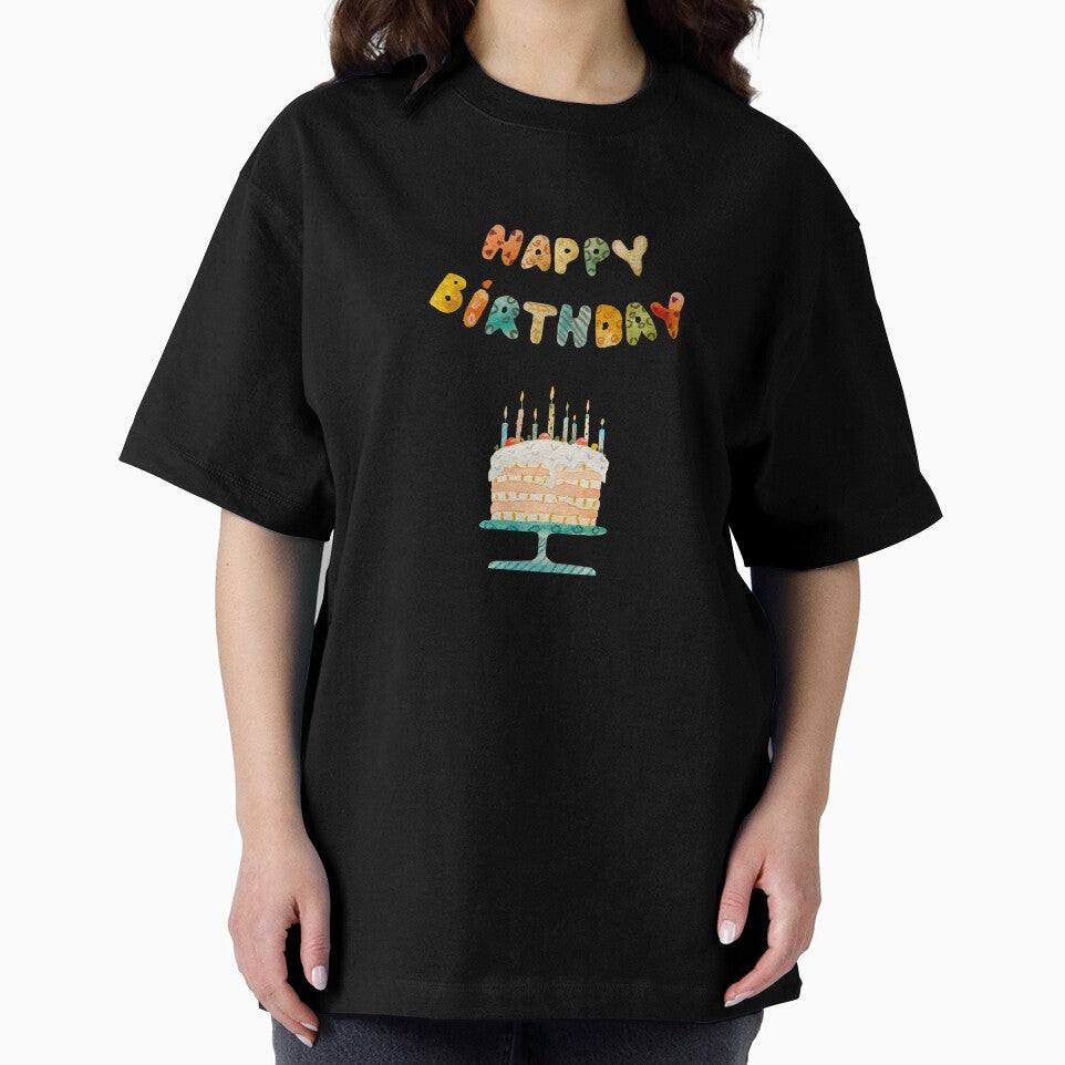 Cake candle happy birthday title watercolor sketch by Yana Mustafina | Boho Soulful Designs