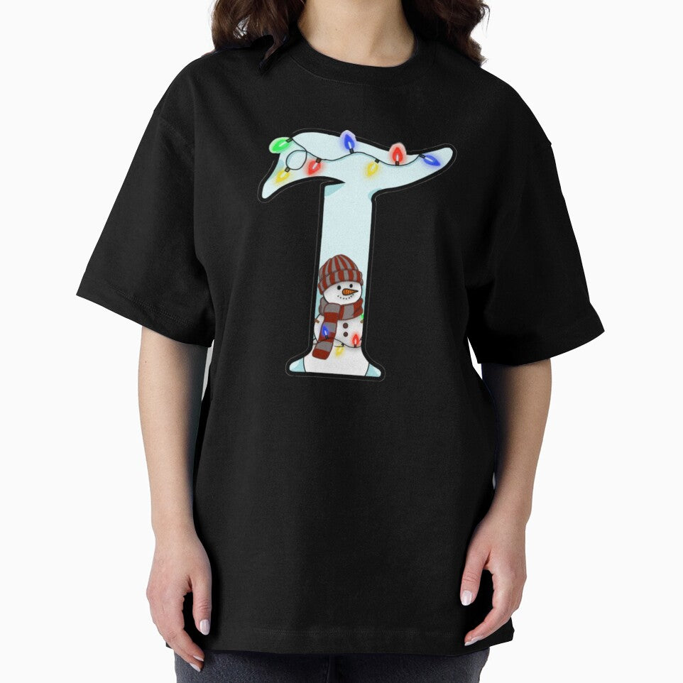 Holiday themed letter T by Artistkhg