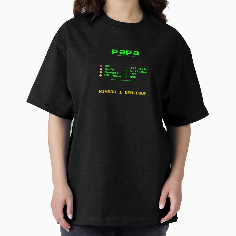 Dad Stats RPG - Gamer Gift - Father's Day by KiriLevel
