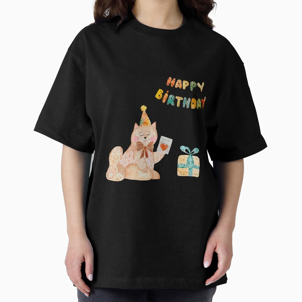Cat toy card love gift happy birthday watercolor by Yana Mustafina | Boho Soulful Designs