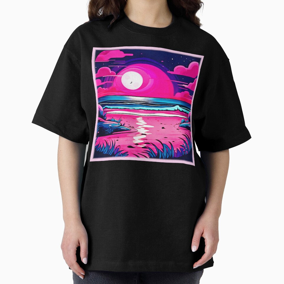 Pink Beach Night Sky by Health And Fitness Posts e-Store
