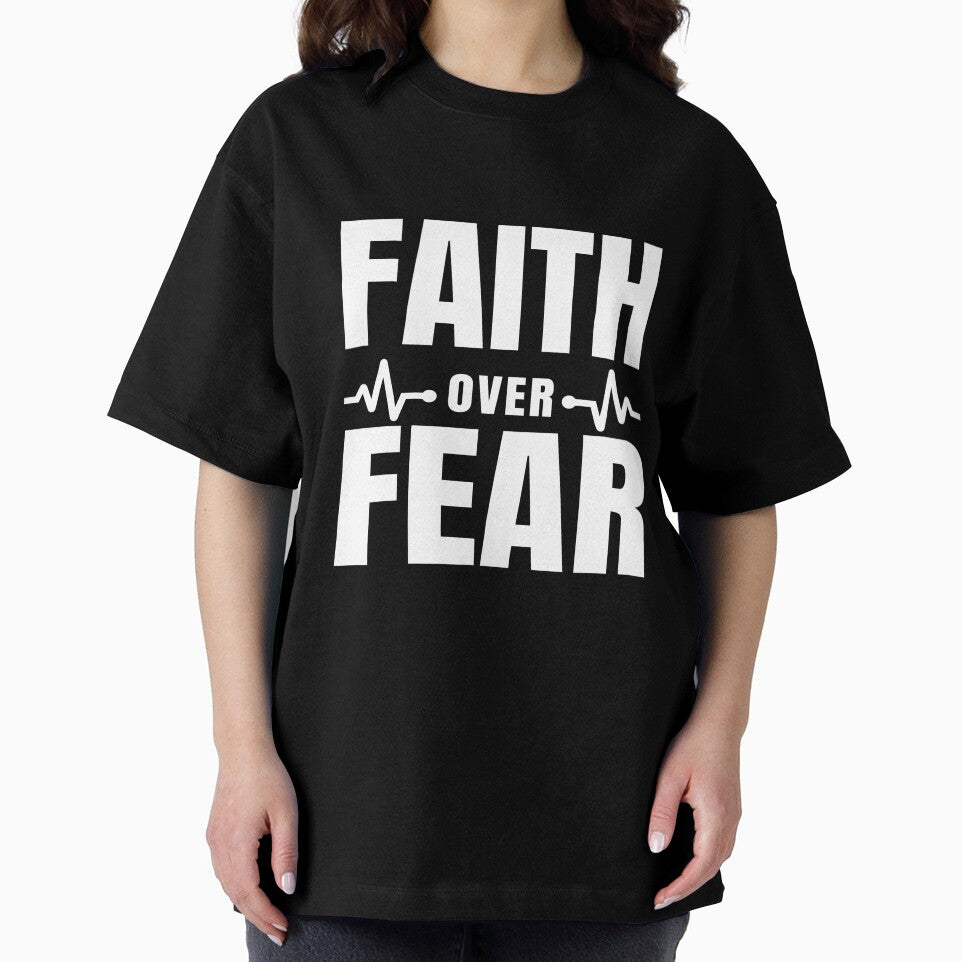 Faith Over Fear - Meaningful Uplifting Quotes by Delandor