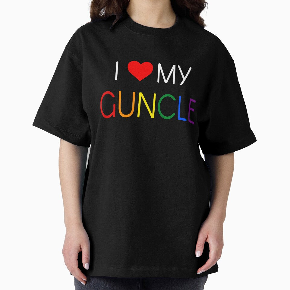 I Love Heart My Guncle Design I Heart Love My Gay Uncle Gift by MarOlv