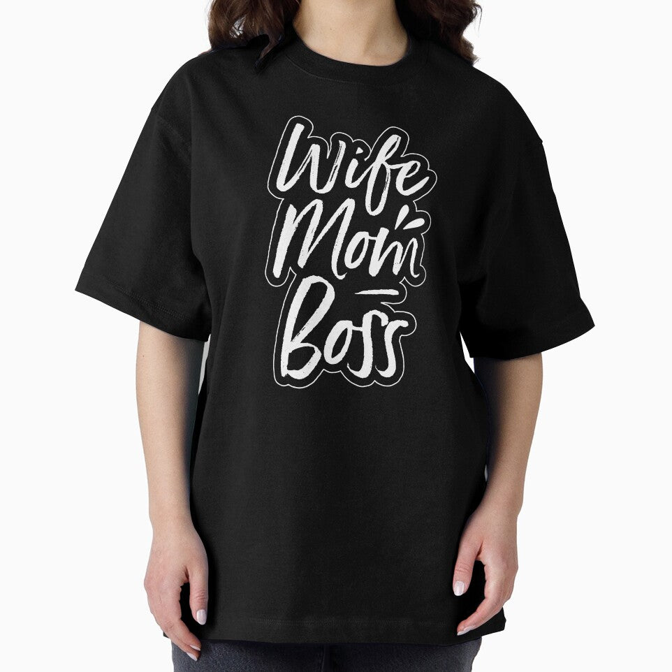 Wife Mom Boss Anniversary Gift Idea by haselshirt