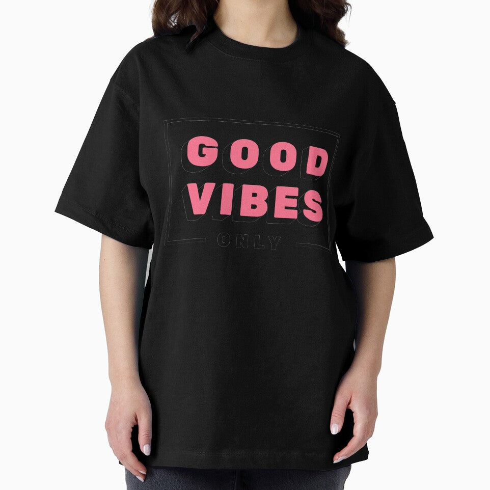 Good Vibes Only | Retro Turquoise and Pink by SoNifty