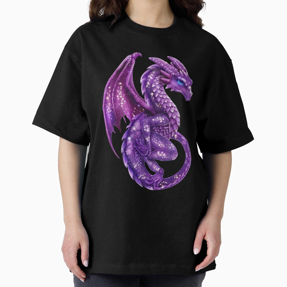 Purple sparkly dragon graphic by PrettyPinkSkies