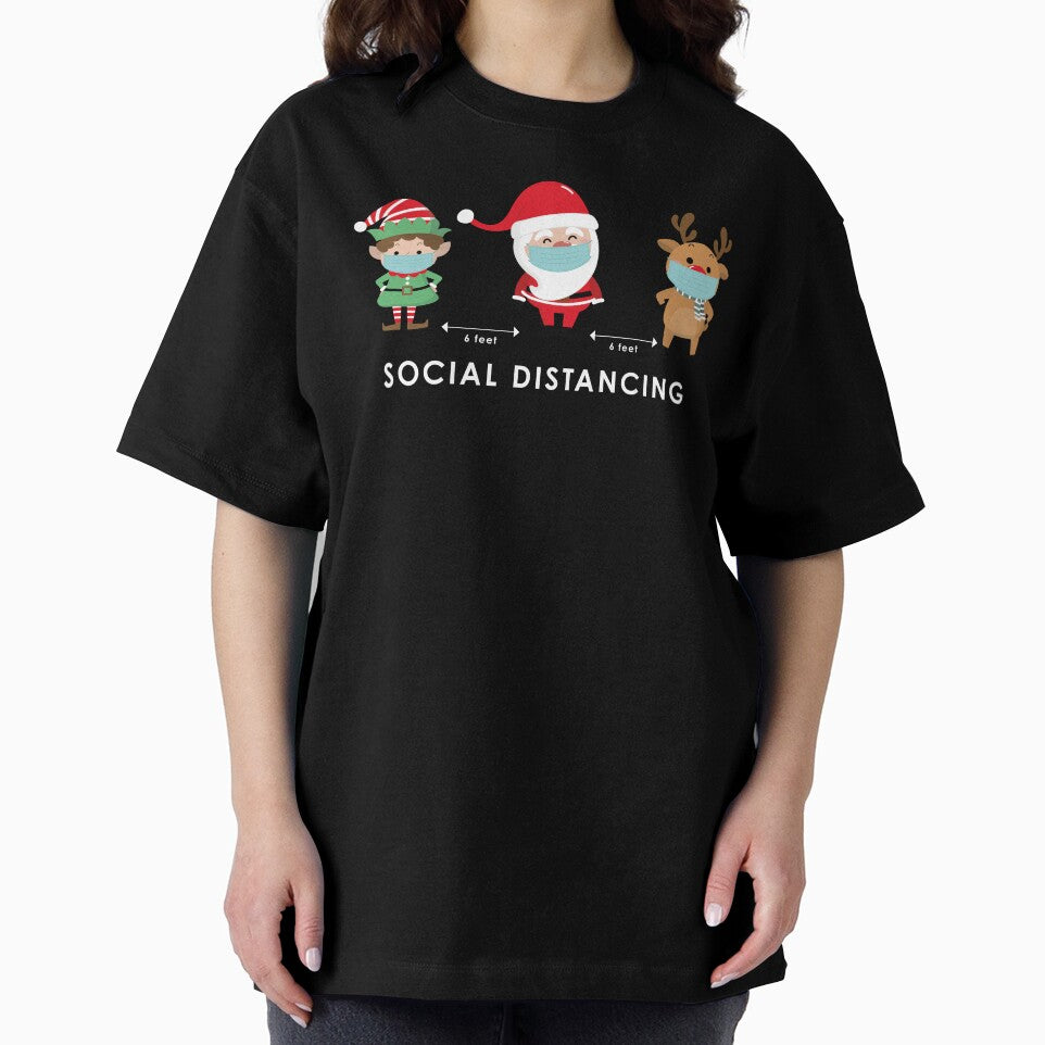 Quarantine Shirt, Christmas Family Shirt, Social distancing shirt, Funny Christmas Shirt, Hilarious Social Distancing Santa Shirt, Early Christmas Gift by OnlyPrint20