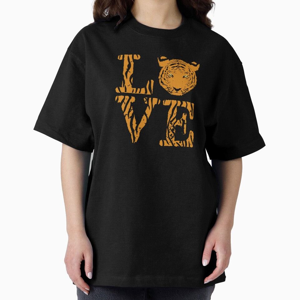 Tiger Print Love Cute Tiger Face Animal Tiger Head by inkedtee