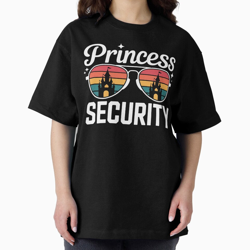 Princess Daughter Security Retro Sunglasses Castle T-Shirt by Wicked.Teez
