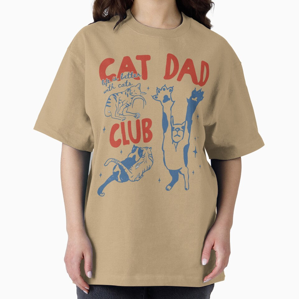 Cat Dad Club Life is Better with Cats Father's Day Cat Dad by FocusForStars22