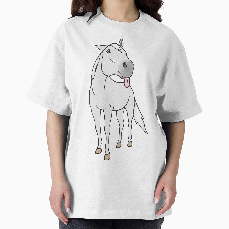 Buster the Grey Horse by HorseFly Ranch