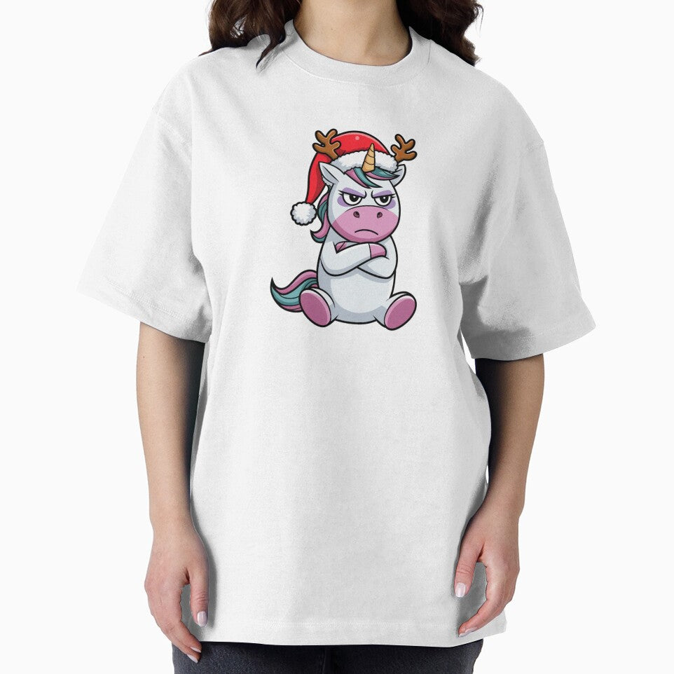 grumpy Christmas unicorn by jkrphoto
