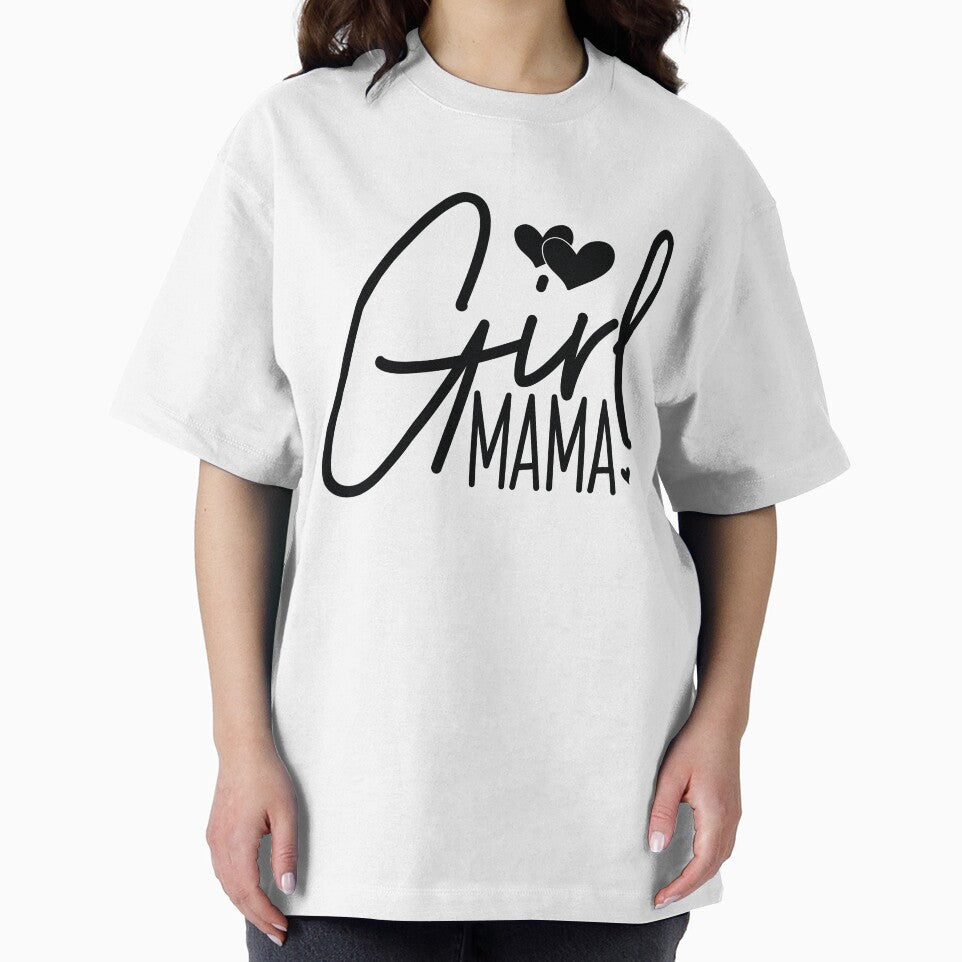 Girl Mama - Cute Mothers Day Retro Vintage Floral Aesthetic Mom Mommy Wife Family Daughter Grandma Gift by FuzionRaptor