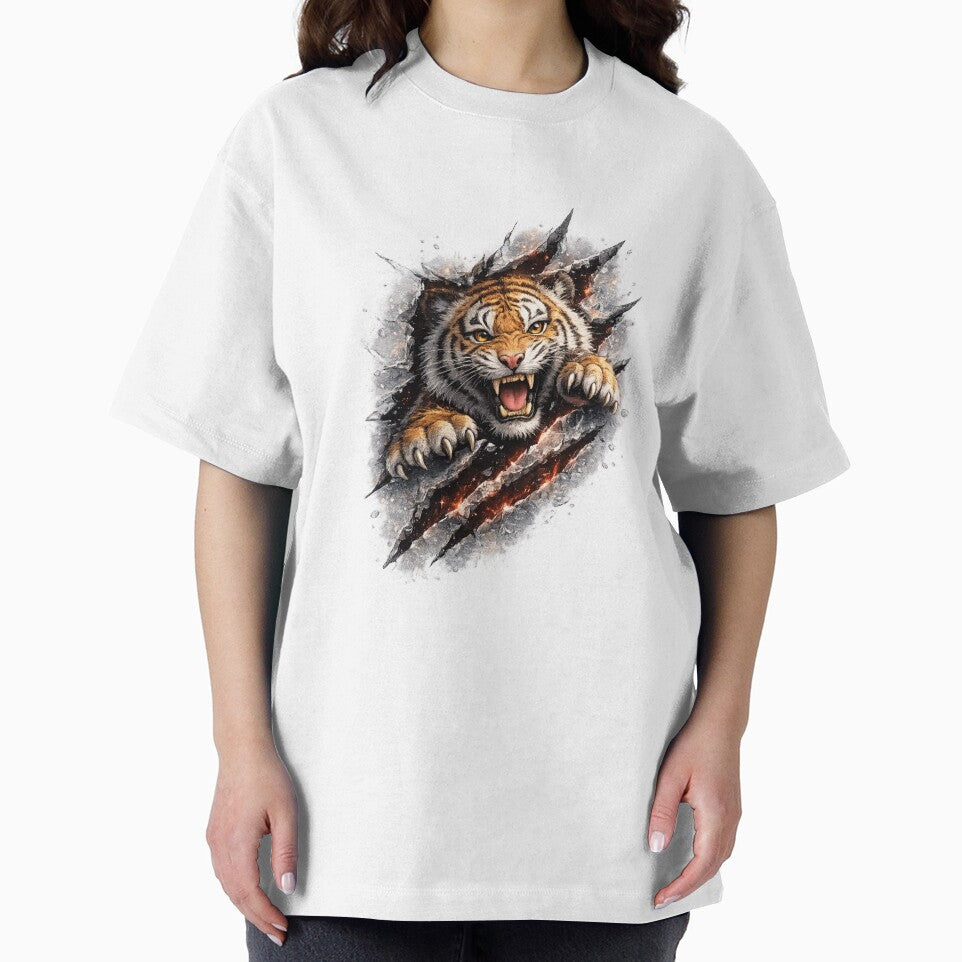 Tiger | Majestic Wild Animal Typography Design by VasiArtLab