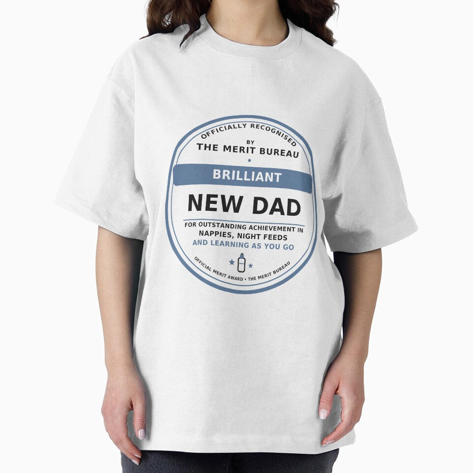 Brilliant New Dad Gift | Funny First-Time Father & New Parent Award by TheMeritBureau
