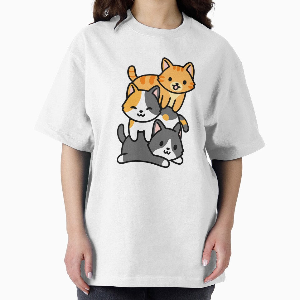 Cat Stack by littlemandyart