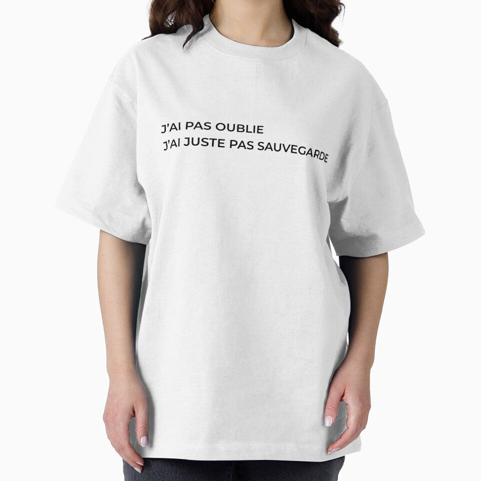 I haven't forgotten, I just didn't save it – Minimalist geek humor by JbrauShop