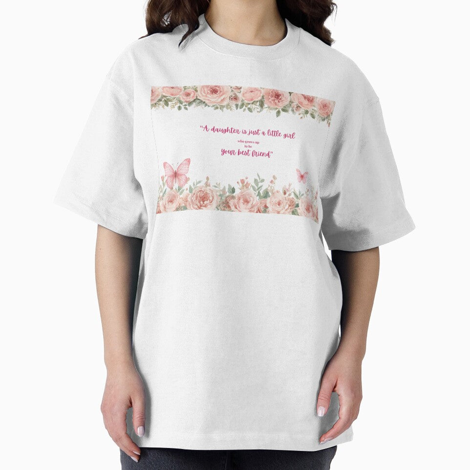 Daughter Little Girl Grows Up Best Friend by CozyMomDesign