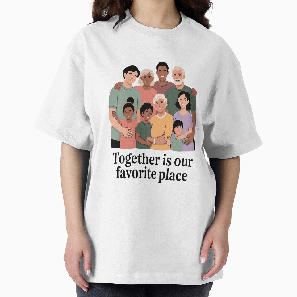Together Is Our Favorite Place – Family Day Love Illustration by InspiredCreatives