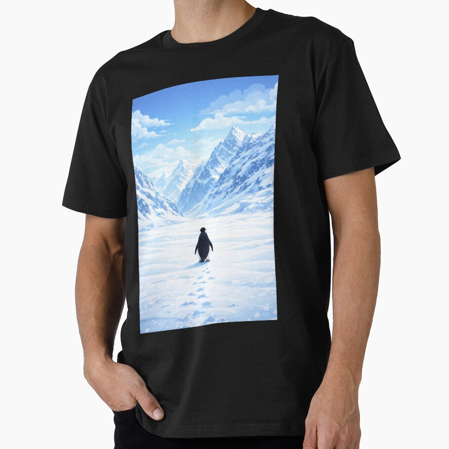 Nihilist Penguin | The Mountains Are Calling, But Why? | Antarctica Penguin Walking Alone by boldstuffshop