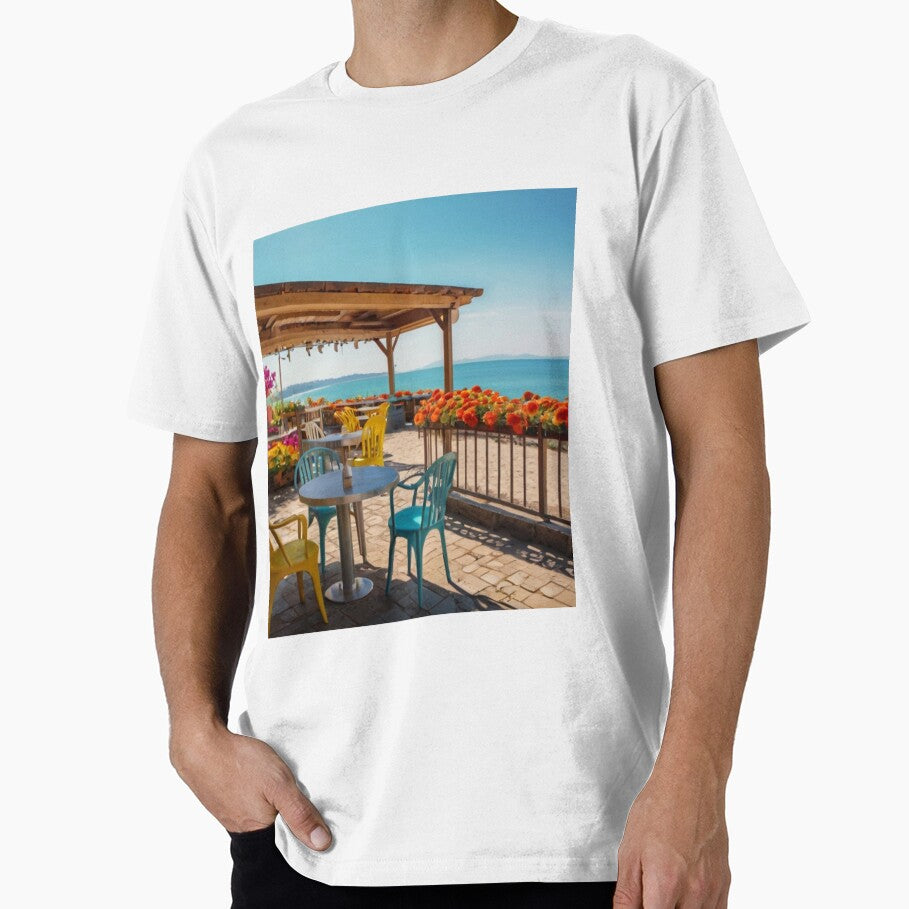 Oceanfront Floral Café by BlareBlare