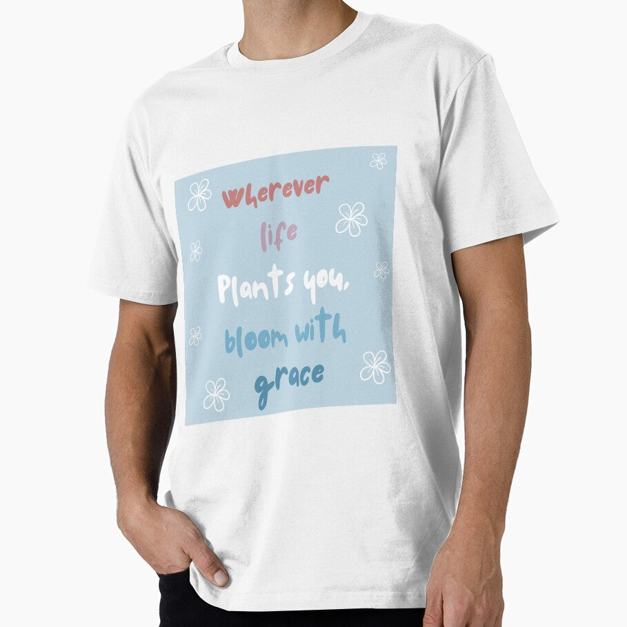 Wherever life plants you bloomwith grace, inspirational life quote ( colour palette,color palete by Sanaura