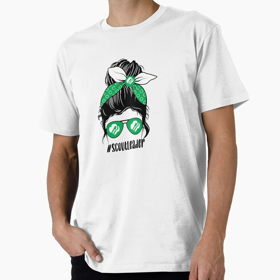 Girl Scout Leader Messy Bun by ItsaMomThingLLC