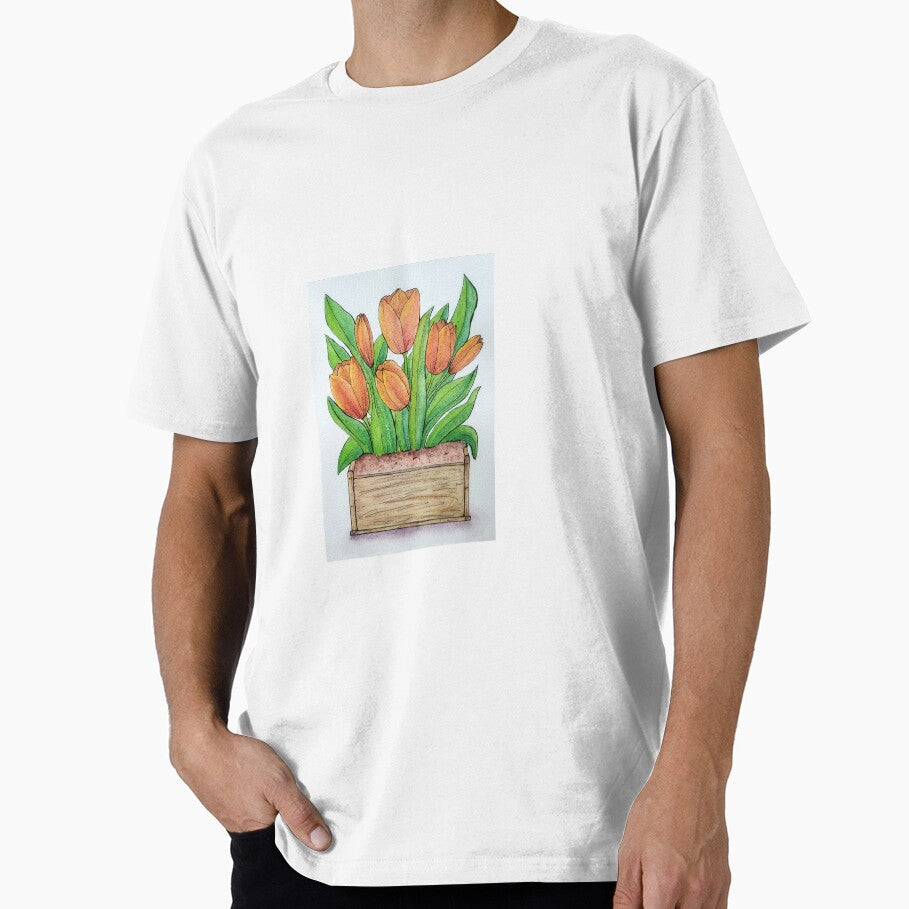 Orange tulip bundle by Paintedhues