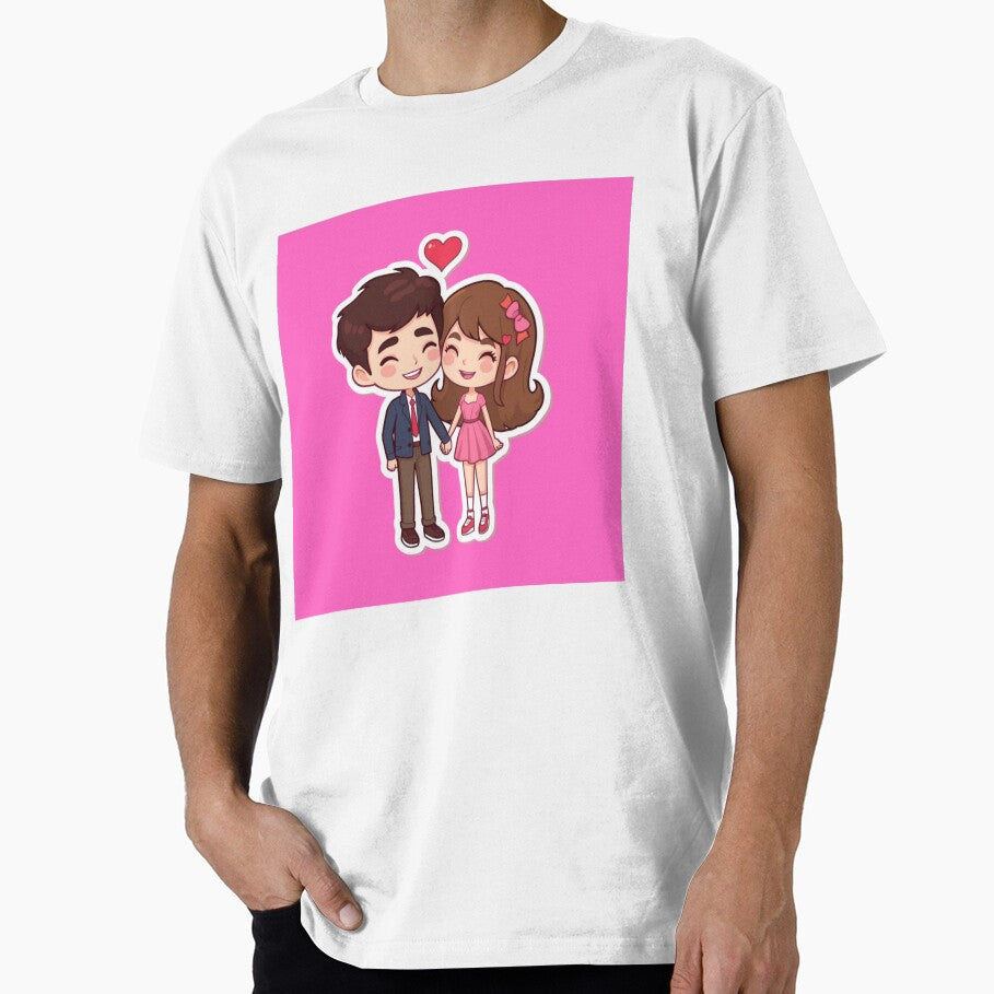 Cute Chibi Couple in Love by arksagme