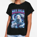 Beluga Whale 90s Retro Collage by OceanBandwear